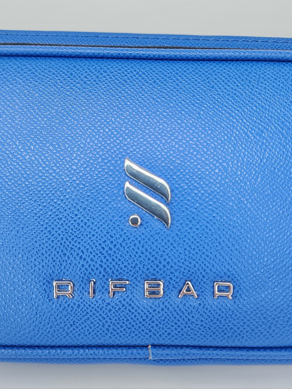 Rifbar Blue Double Zipper Crossbody Belt Bag - Picture 3 of 6